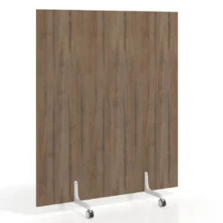 Biombo separador pared móvil Hover en melamina, posición horizontal, alto 80cm