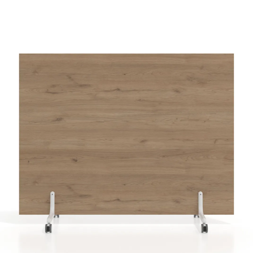 Biombo separador pared móvil Hover en melamina, posición vertical, ancho 120cm