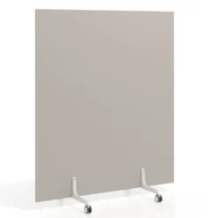 Biombo separador pared móvil Hover en melamina, posición horizontal, alto 100cm
