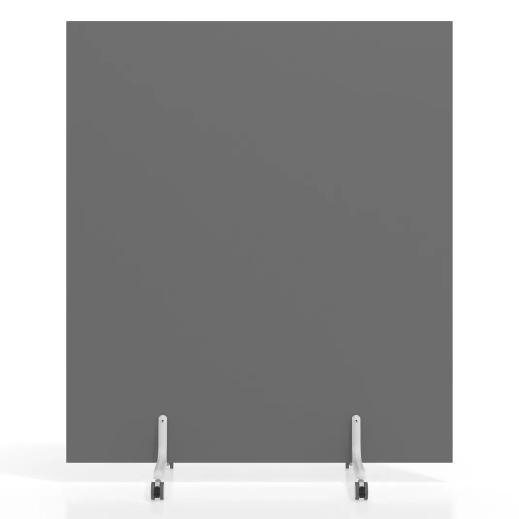 Biombo separador pared móvil Hover en melamina, posición vertical, ancho 140cm
