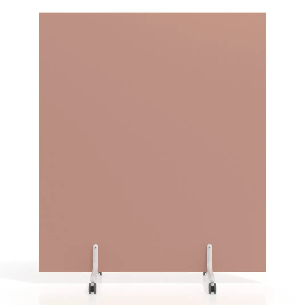 Biombo separador pared móvil Hover en melamina, posición vertical, ancho 140cm