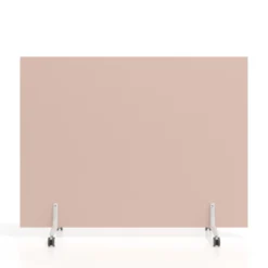 Biombo separador pared móvil Hover en melamina, posición horizontal, alto 140cm