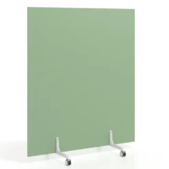 Biombo separador pared móvil Hover en melamina, posición horizontal, alto 100cm