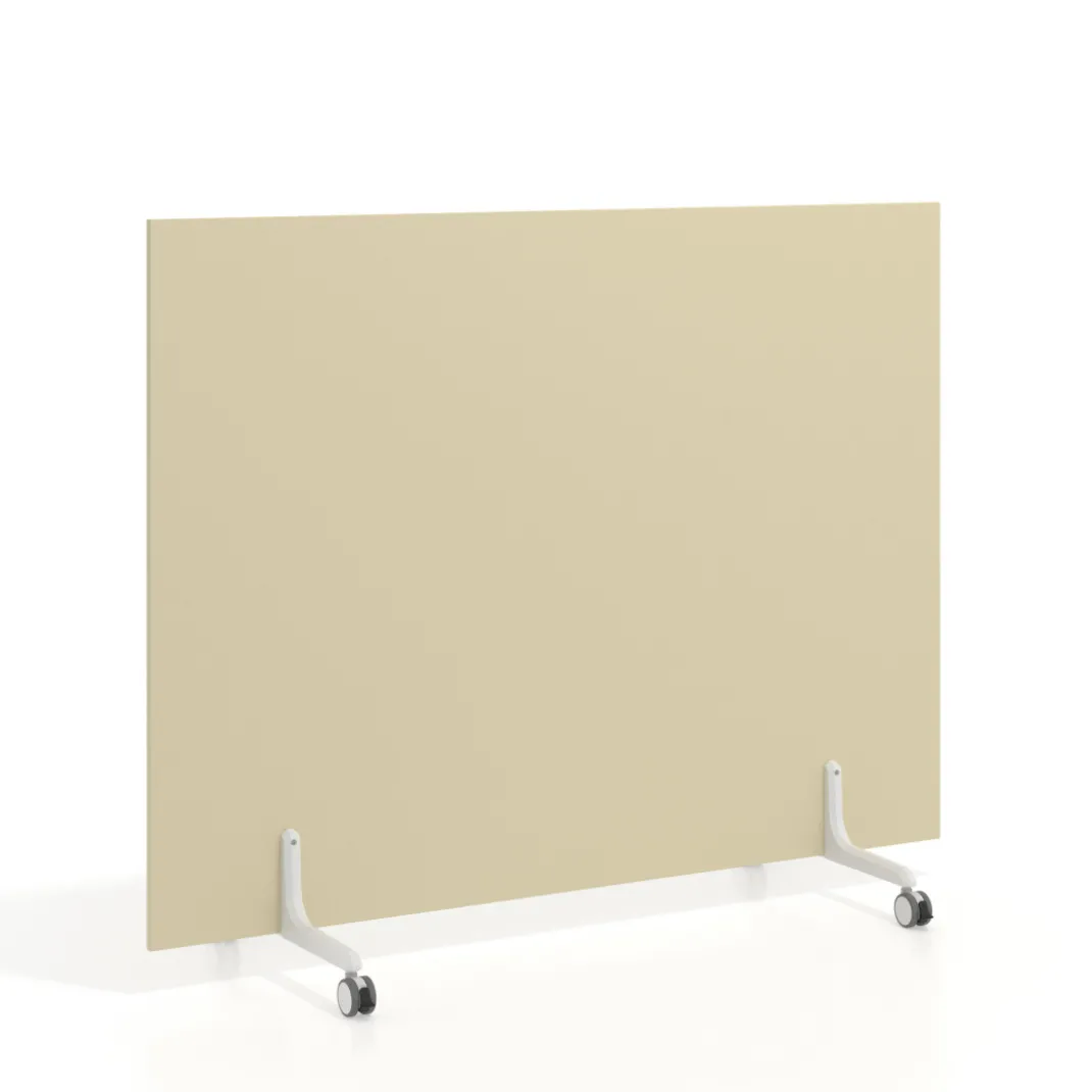 Biombo separador pared móvil Hover en melamina, posición horizontal, alto 140cm