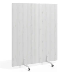 Biombo separador pared móvil Hover en melamina, posición horizontal, alto 100cm