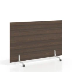 Biombo separador pared móvil Hover en melamina, posición horizontal, alto 100cm