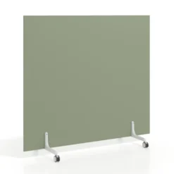 Biombo separador pared móvil Hover en melamina, posición horizontal, alto 100cm
