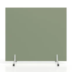 Biombo separador pared móvil Hover en melamina, posición horizontal, alto 100cm