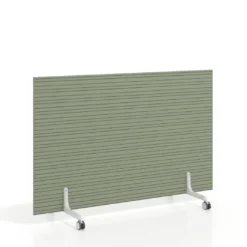 Biombo separador pared móvil Hover en melamina, posición horizontal, alto 100cm