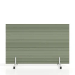 Biombo separador pared móvil Hover en melamina, posición horizontal, alto 100cm