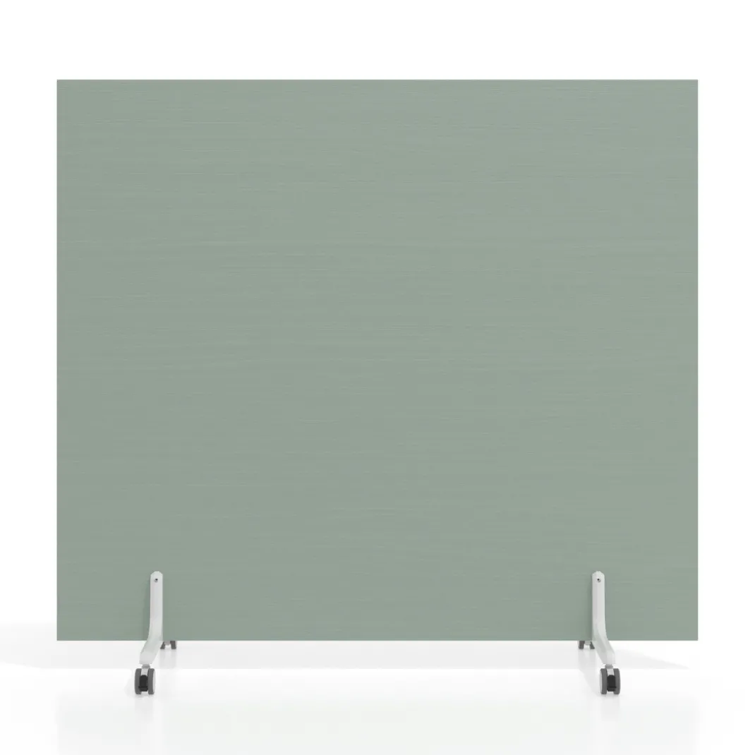 Biombo separador pared móvil Hover en melamina, posición horizontal, alto 140cm