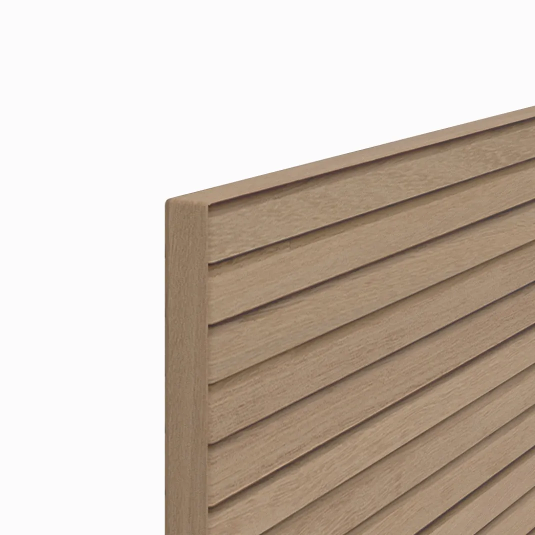 Biombo separador pared móvil Hover en melamina, posición horizontal, alto 80cm