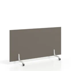 Biombo separador pared móvil Hover en melamina, posición horizontal, alto 80cm