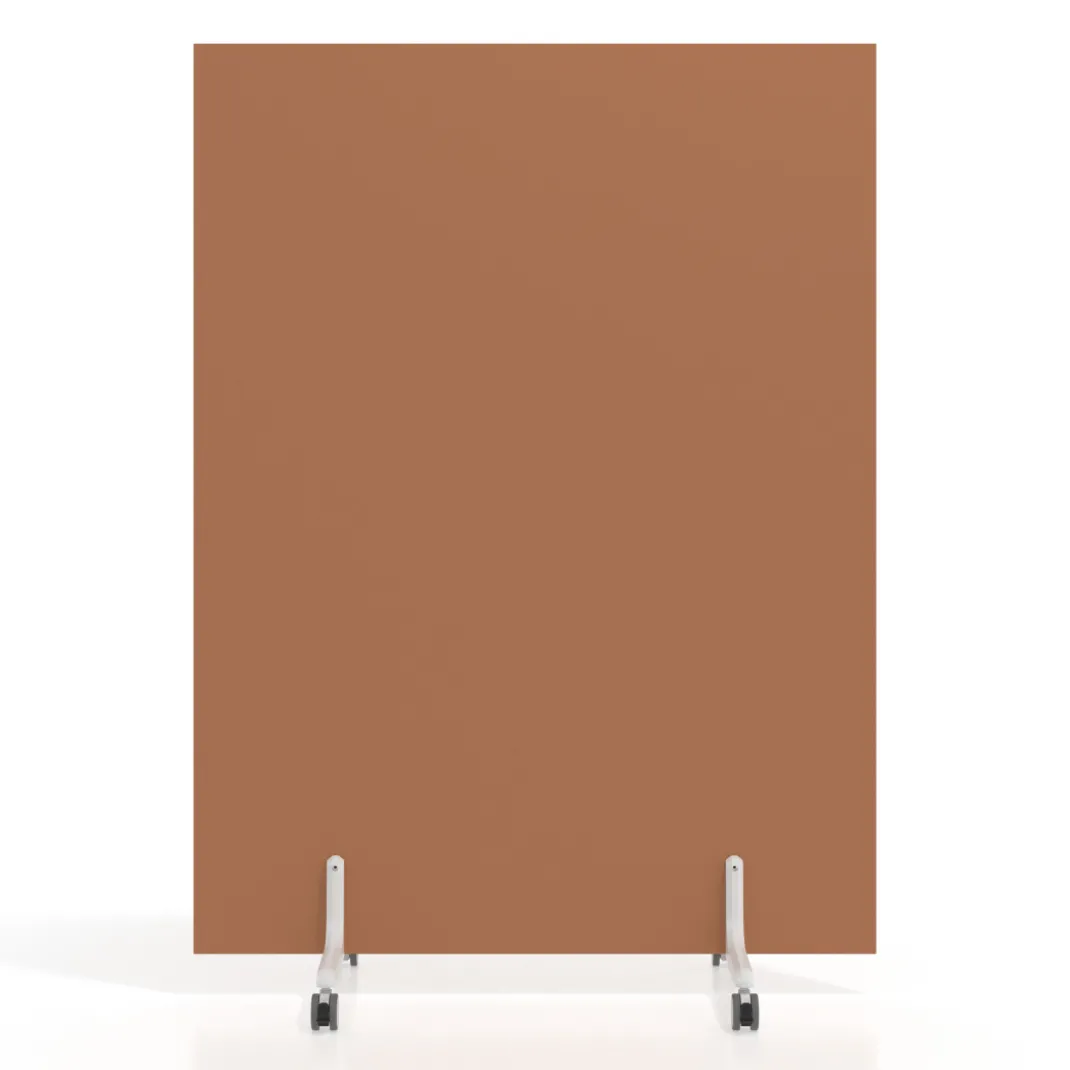 Biombo separador pared móvil Hover en melamina, posición vertical, ancho 140cm