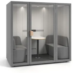Cabina insonorizada de oficina Monday para 4 personas