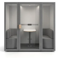 Cabina insonorizada de oficina Monday para 4 personas