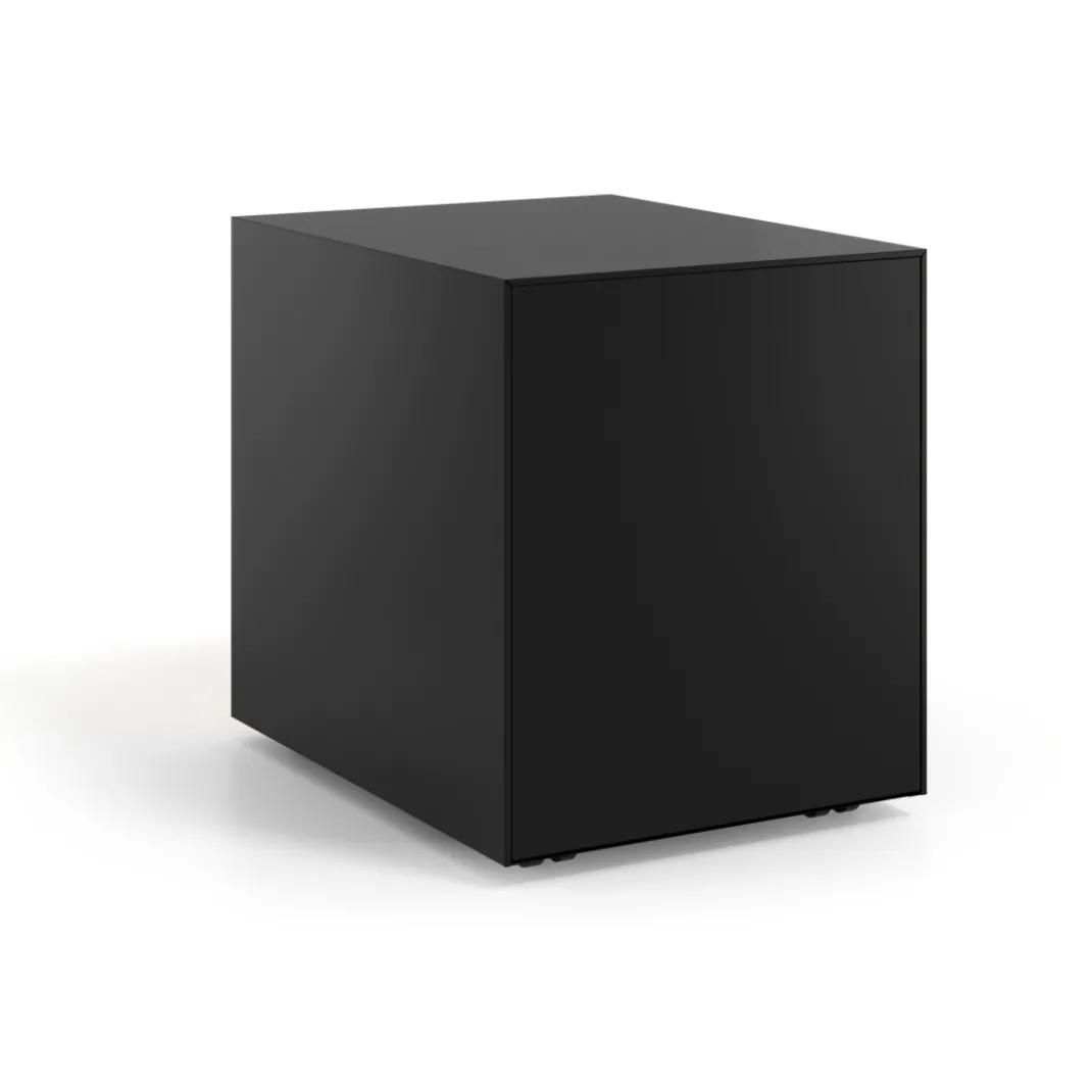 Cajonera de oficina Strong 3 cajones estructura negra frontales melamina