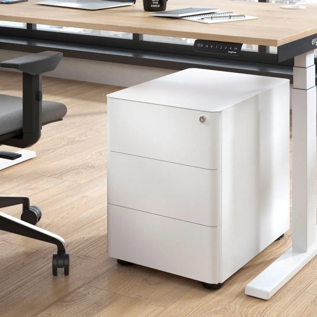 Cajonera de oficina Moby L, 3 cajones
