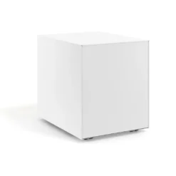 Cajonera de oficina Strong 3 cajones estructura blanca frontales melamina