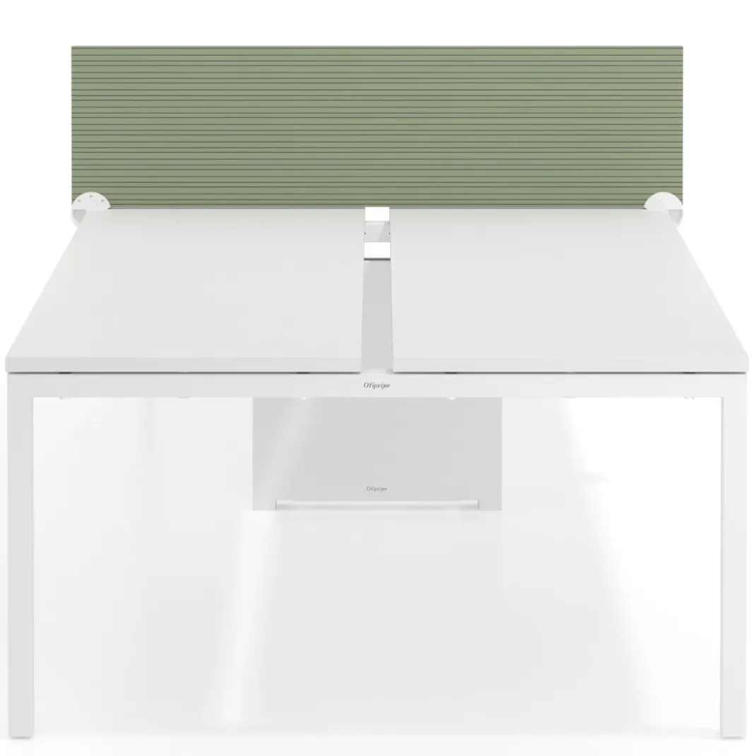 Divisor lateral intermedio mesa multipuesto Hover en melamina
