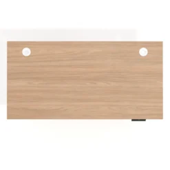 Escritorio Elevable Erghos Alpha estructura de madera 4 cantos curvos