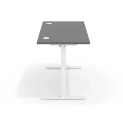 Escritorio Elevable Erghos Basic estructura blanca canto recto