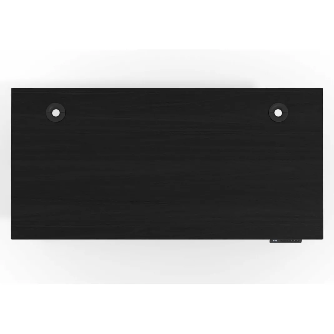 Escritorio Elevable Erghos Basic estructura negro canto recto