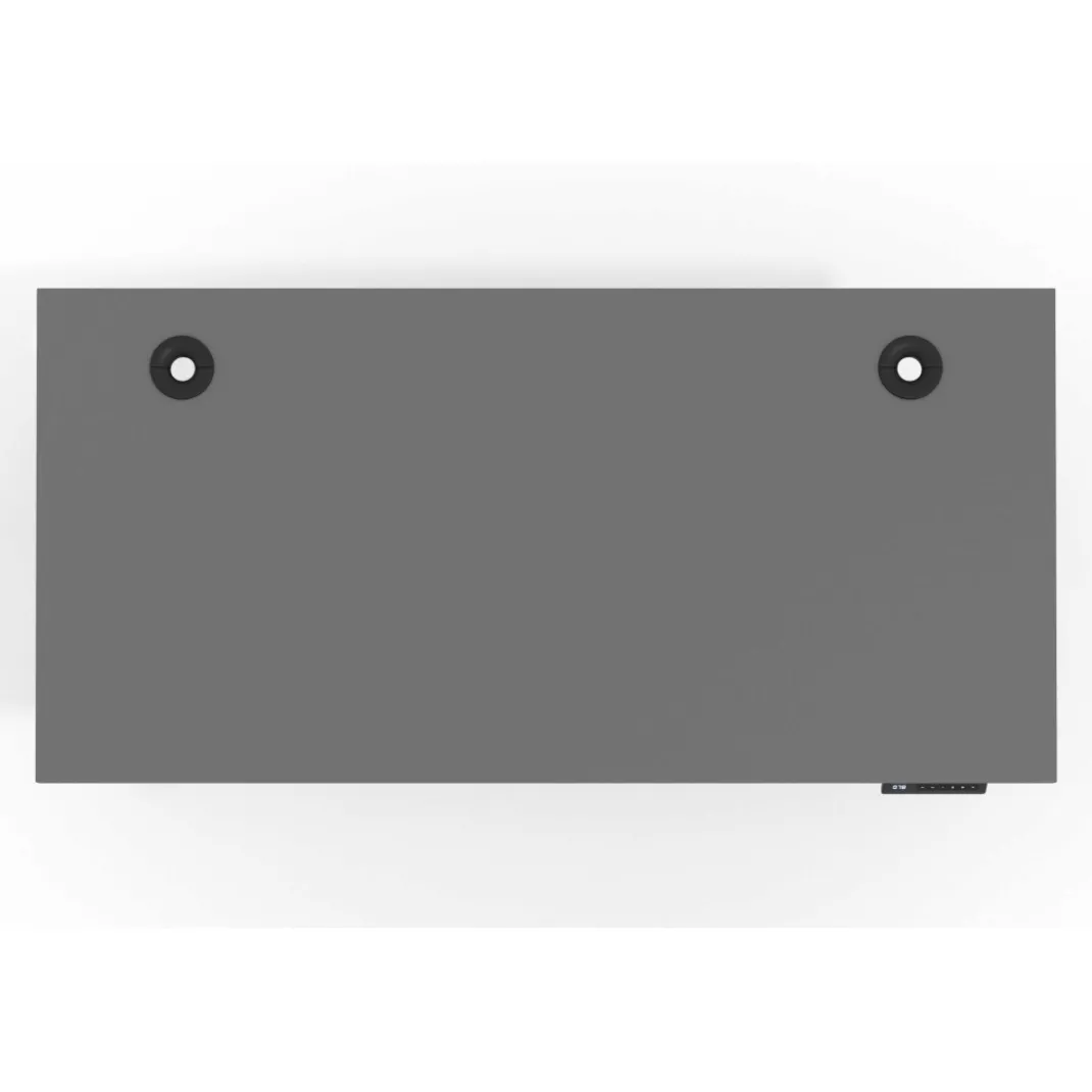 Escritorio Elevable Erghos Basic estructura negro canto recto