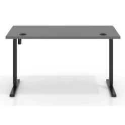 Escritorio Elevable Erghos Basic estructura negro canto recto