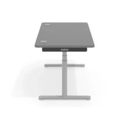 Escritorio Elevable Erghos Core estructura aluminio canto curvo