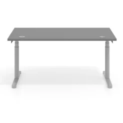 Escritorio Elevable Erghos Core estructura aluminio canto recto