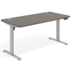 Escritorio Elevable Erghos Motion estructura aluminio 4 cantos curvos