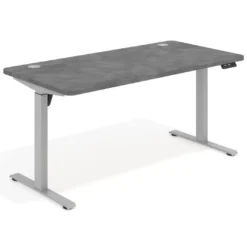 Escritorio Elevable Erghos Motion estructura aluminio 2 cantos curvos