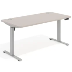 Escritorio Elevable Erghos Motion estructura aluminio canto recto