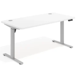Escritorio Elevable Erghos Motion estructura aluminio 4 cantos curvos