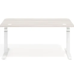 Escritorio Elevable Erghos Motion estructura blanca 4 cantos curvos