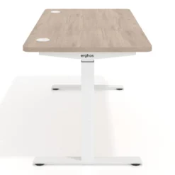 Escritorio Elevable Erghos Motion Pro estructura blanca canto recto