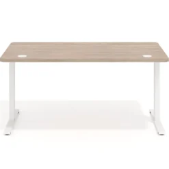 Escritorio Elevable Erghos Motion Pro estructura blanca canto recto