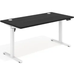 Escritorio Elevable Erghos Motion Pro estructura blanca canto recto