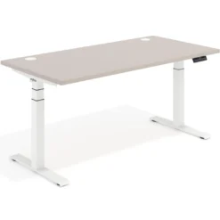 Escritorio Elevable Erghos Motion Pro estructura blanca canto recto