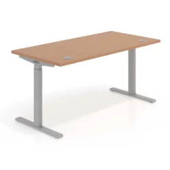 Escritorio Elevable Erghos Smart estructura aluminio canto recto