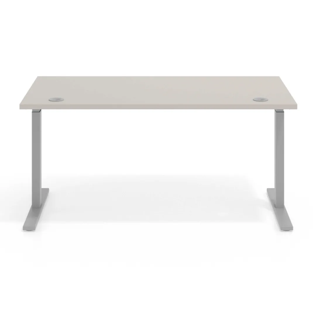 Escritorio Elevable Erghos Smart estructura aluminio canto recto