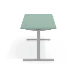 Escritorio Elevable Erghos Smart estructura aluminio canto recto