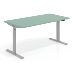 Escritorio Elevable Erghos Smart estructura aluminio canto recto