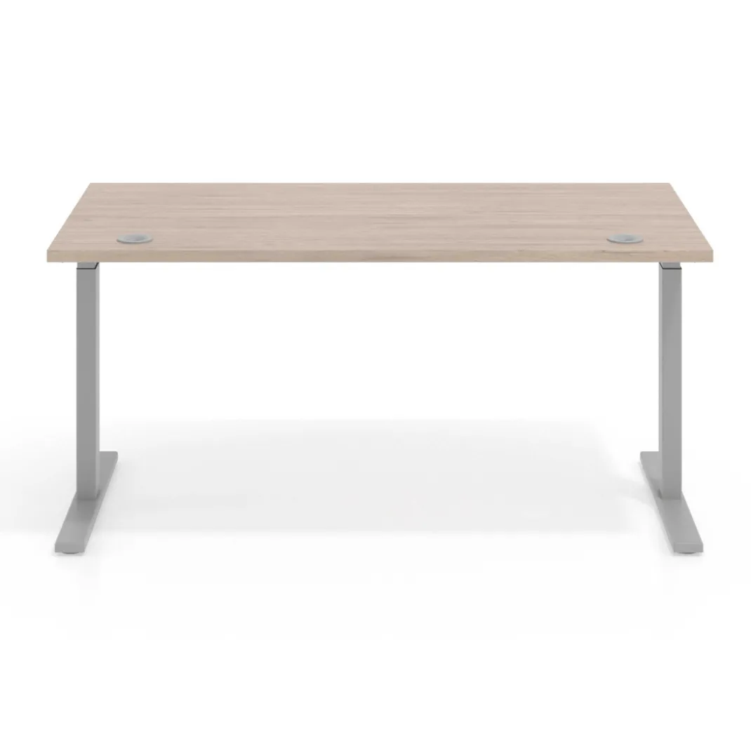 Escritorio Elevable Erghos Smart estructura aluminio canto recto