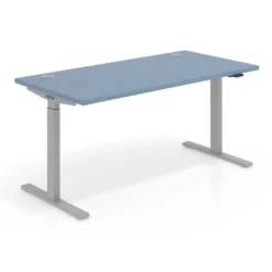 Escritorio Elevable Erghos Smart estructura aluminio canto recto