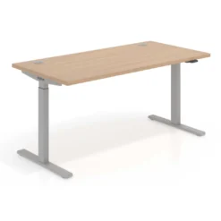 Escritorio Elevable Erghos Smart estructura aluminio canto recto