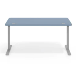 Escritorio Elevable Erghos Smart estructura aluminio canto curvo