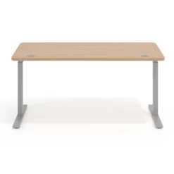 Escritorio Elevable Erghos Smart estructura aluminio canto curvo
