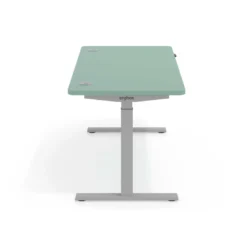 Escritorio Elevable Erghos Smart estructura aluminio canto curvo